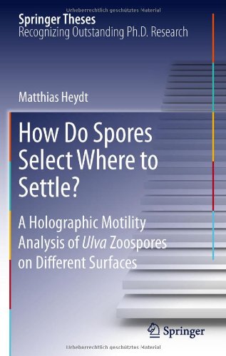 How Do Spores Select Where To Settle A Holographic Motility Analysis Of Ulva Zoospores On Different Surfaces 1st Edition Matthias Heydt Auth