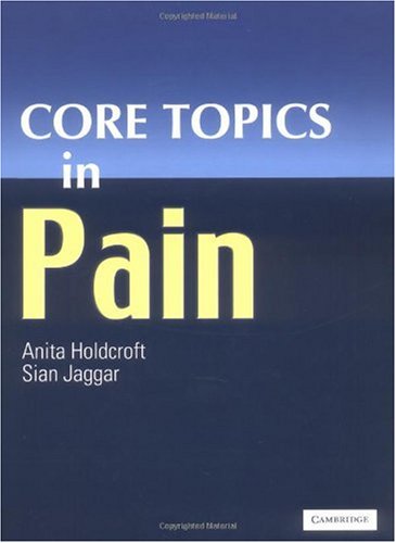 Core Topics In Pain 1st Edition Anita Holdcroft Sin Isobel Jaggar