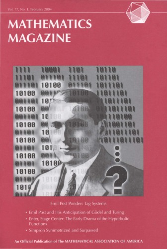 Mathematics Magazine 77 1 Walter Stromquist Editor In Chief