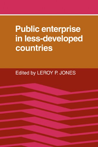 Public Enterprise In Less Developed Countries 1st Edition Leroy P Jones