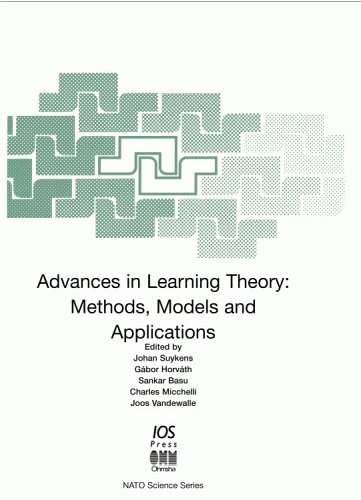Advances In Learning Theory Methods Models And Applications Johan A K Suykens