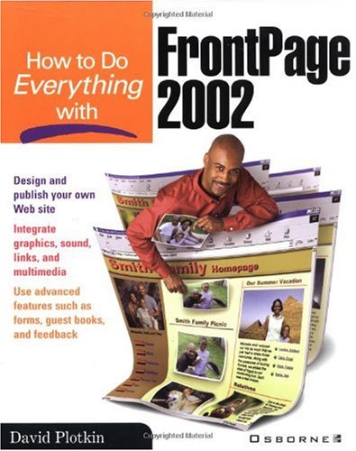 How To Do Everything With Frontpage 2002 David Plotkin