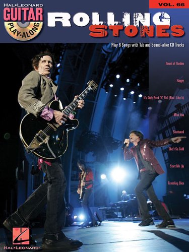 The Rolling Stones Volume 66 Bk Cd Hal Leonard Guitar Playalong Rolling Stones