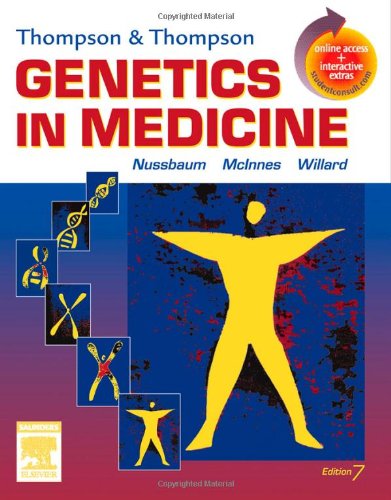 Thompson Thompson Genetics In Medicine Seventh Edition 7th Edition Robert Nussbaum Md