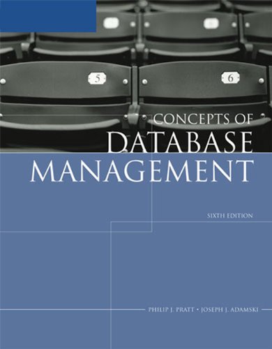 Concepts Of Database Management Sam 2007 Compatible Products 6th Edition Philip J Pratt