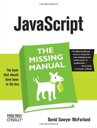 Javascript The Missing Manual 1st Edition David Sawyer Mcfarland