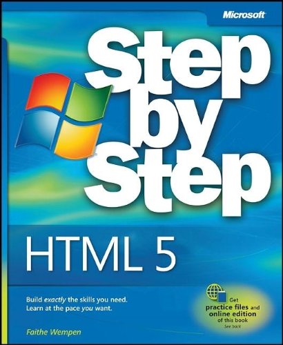 Html5 Step By Step Step By Step Microsoft 1st Edition Faithe Wempen