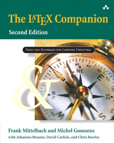 The Latex Companion Tools And Techniques For Computer Typesetting 2nd Frank Mittelbach