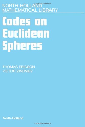 Codes On Euclidean Spheres 1st Edition Thomas Ericson Victor Zinoviev