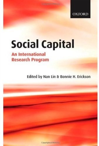 Social Capital An International Research Program Nan Lin Bonnie Erickson