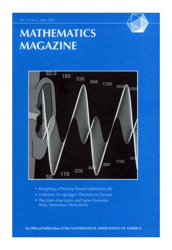 Mathematics Magazine 74 2 Walter Stromquist Editor In Chief