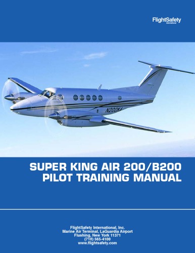 Super King Air 200 B200 Pilot Training Manual Flight Safety International