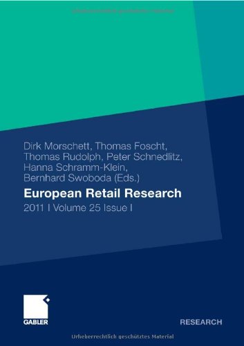 European Retail Research 2011 Volume 25 Issue I Dirk Morschett