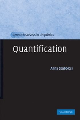 Quantification Research Surveys In Linguistics 1st Edition Anna Szabolcsi