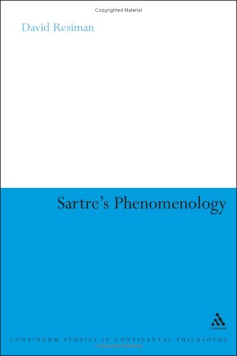 Sartres Phenomenology David Reisman