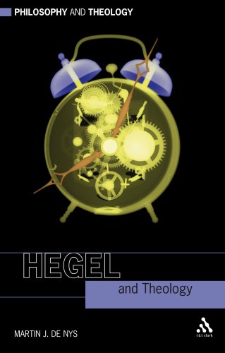 Hegel And Theology Martin J De Nys