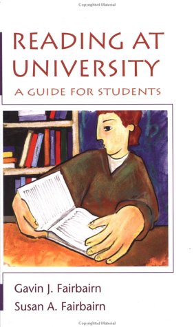 Reading At University A Guide For Students Gavin Fairbairn Susan Fairbairn