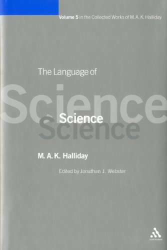 The Language Of Science Michael Alexander Kirkwood Halliday Jonathan Webster