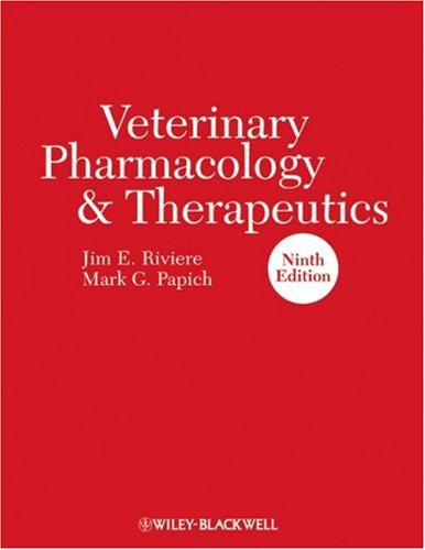 Veterinary Pharmacology And Therapeutics 9th Edition Jim E Riviere
