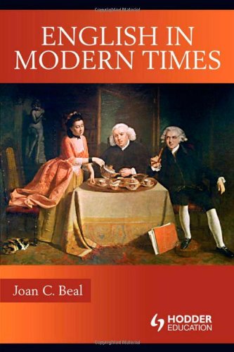 English In Modern Times 17001945 Hodder Arnold Publication Joan C Beal
