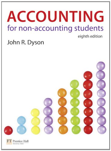 Accounting For Nonaccounting Students 8th Edition 8th Edition John R Dyson