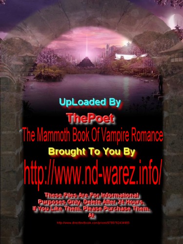 The Mammoth Book Of Vampire Romance 2 Trisha Telep Editor