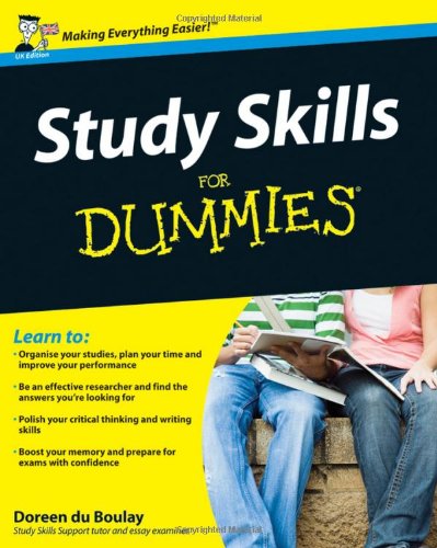 Study Skills For Dummies Doreen Du Boulay