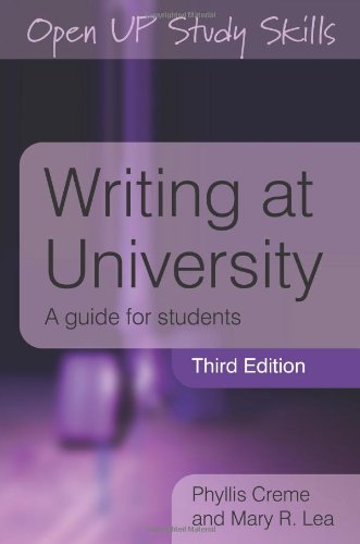 Writing At University 3rd Edition 3rd Edition Phyllis Creme