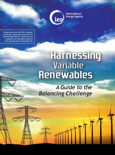 Harnessing Variable Renewables A Guide To The Balancing Challenge Oecd