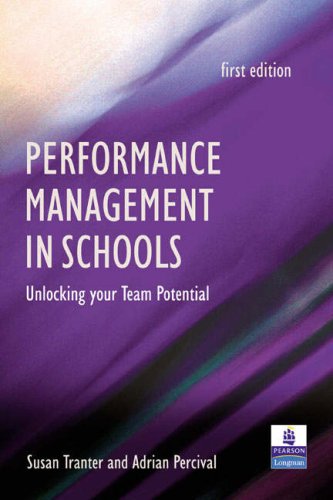 Performance Management In Schools Susan Tranter