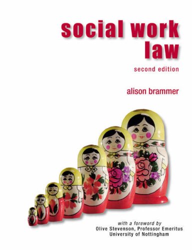 Social Work Law 2nd Edition 2nd Edition Alison Brammer