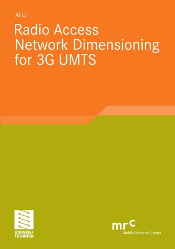 Radio Access Network Dimensioning For 3g Umts Xi Li