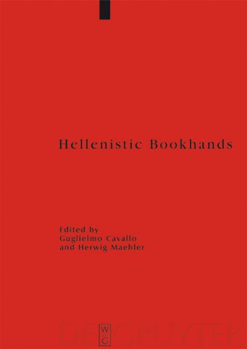 Hellenistic Bookhands Bilingual Guglielmo Cavallo Herwig Maehler