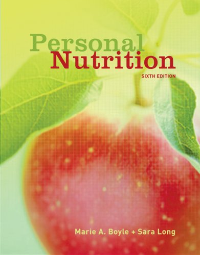 Personal Nutrition 6th Marie Amarie A Boyle Boyle Sara Long Roth