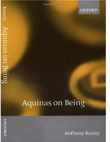 Aquinas On Being Anthony John Patrick Kenny