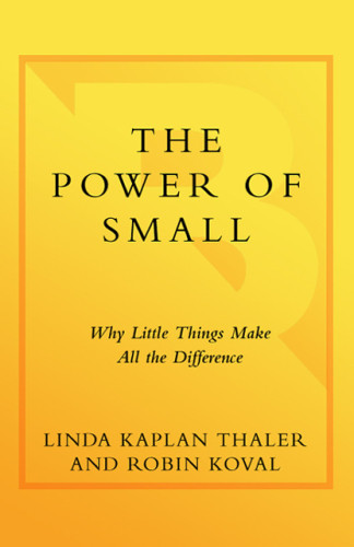 The Power Of Small Why Little Things Make All The Difference Linda Kaplan Thaler