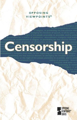 Censorship Opposing Viewpoints Tamara L Roleff