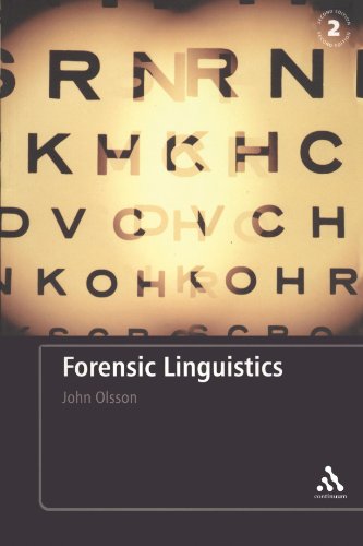 Forensic Linguistics 2nd Edition John Olsson