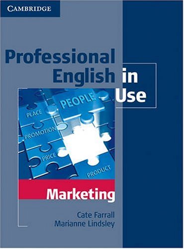 Professional English In Use Marketing With Answers 1st Edition Cate Farrall