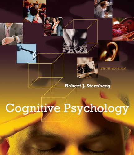 Cognitive Psychology 5th Edition Robert J Sternberg