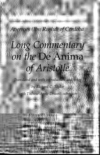 Long Commentary On The De Anima Of Aristotle Averroes