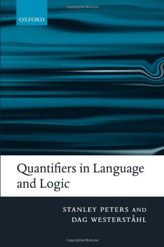 Quantifiers In Language And Logic Stanley Peters Dag Westersthl