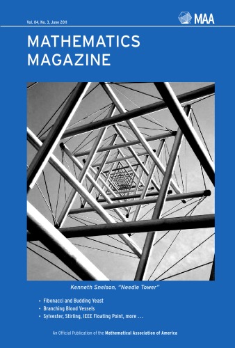 Mathematics Magazine 84 3 Walter Stromquist Editor In Chief