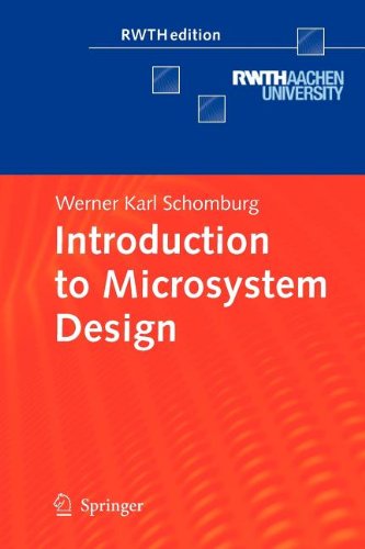 Introduction To Microsystem Design 1st Edition Werner Karl Schomburg Auth