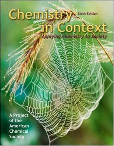 Chemistry In Context 6th Edition American Chemical Society