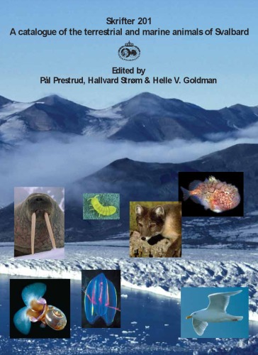 A Catalogue Of The Terrestrial And Marine Animals Of Svalbard Pl Prestrud
