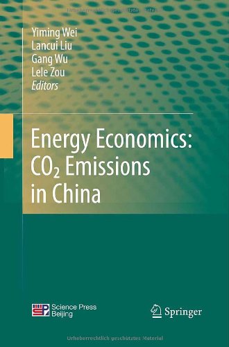 Energy Economics Co2 Emissions In China 1st Edition Yiming Wei
