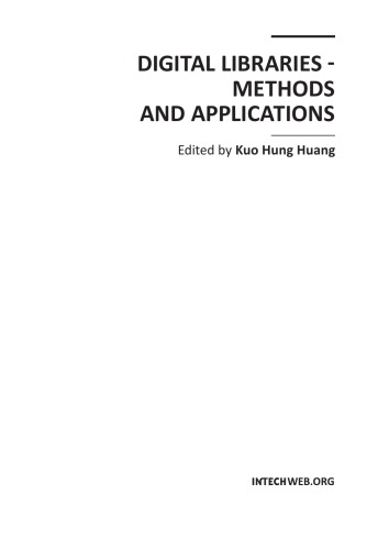 Digital Libraries Methods And Applications Kuo Hung Huang