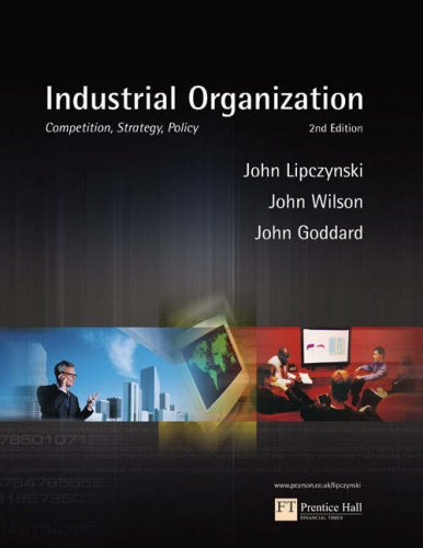 Industrial Organisation Competition Strategy Policy 2nd Edition 2nd Edition John Lipczynski