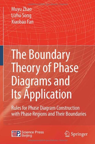 The Boundary Theory Of Phase Diagrams And Its Application Rules For Phase Diagram Construction With Phase Regions And Their Boundaries 1st Edition Muyu Zhao